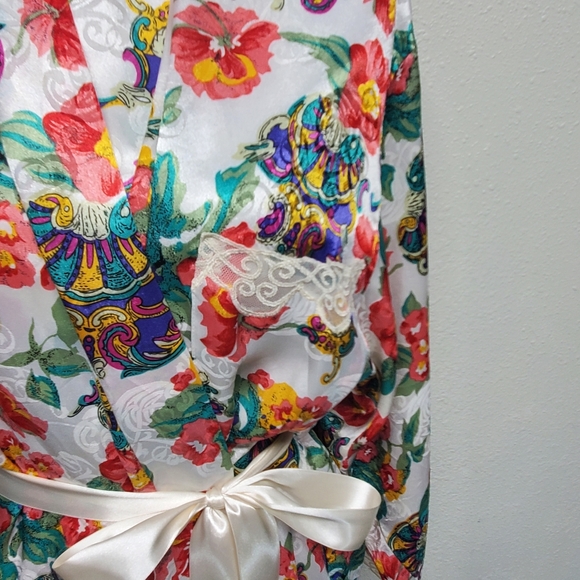 Josie Bright Colorful Belted Robe see measurements for size - Picture 7 of 10